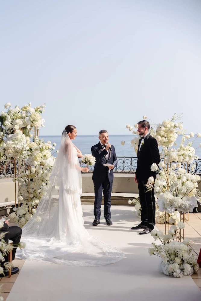 Attilio Reinhardt celebrant in Portofino Coast, at the Excelsior Palace Hotel Rapallo.